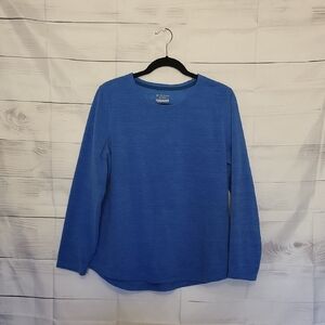 Tek Gear Blue Fleece Long Sleeve Shirt